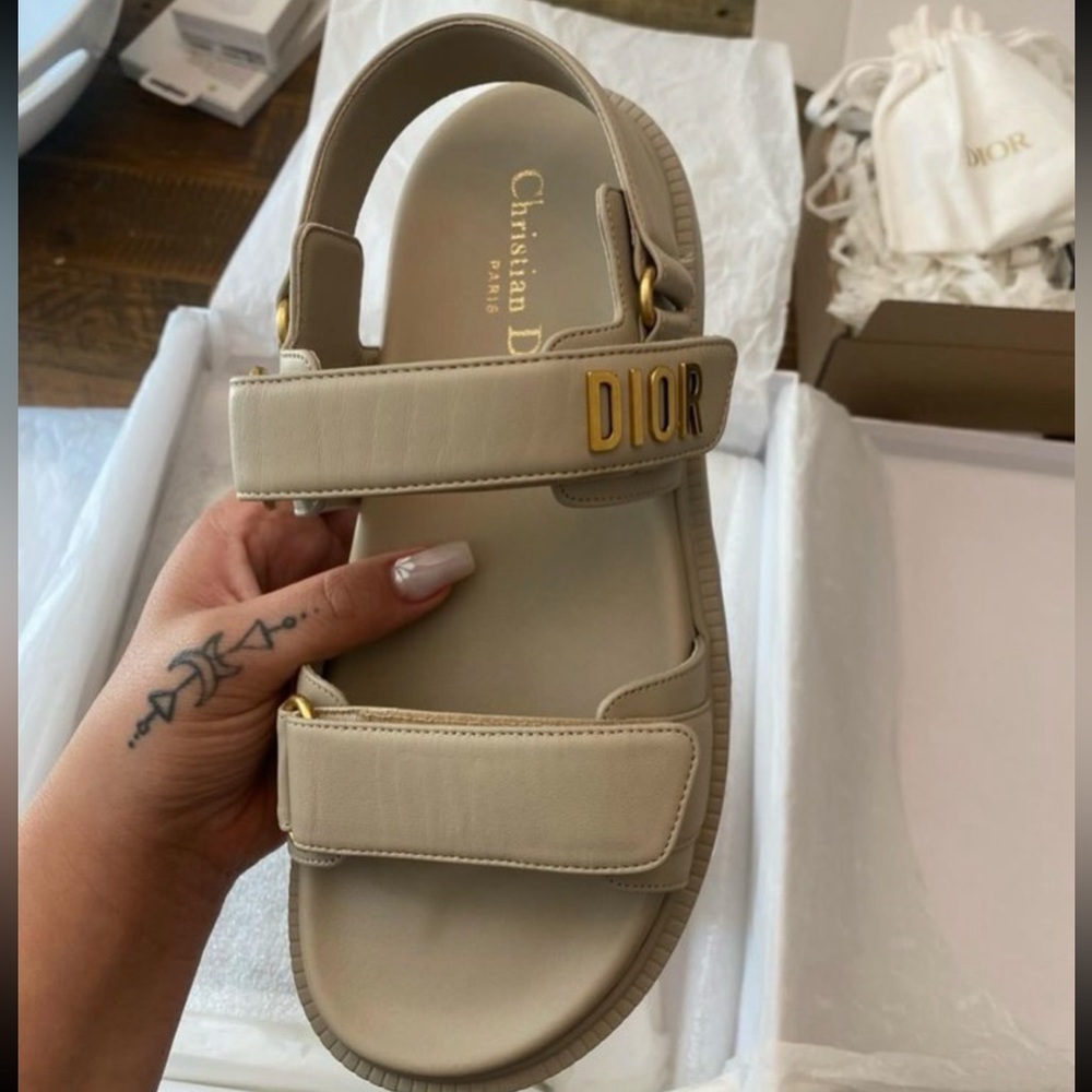 Dior Dioract sandles, lightly worn